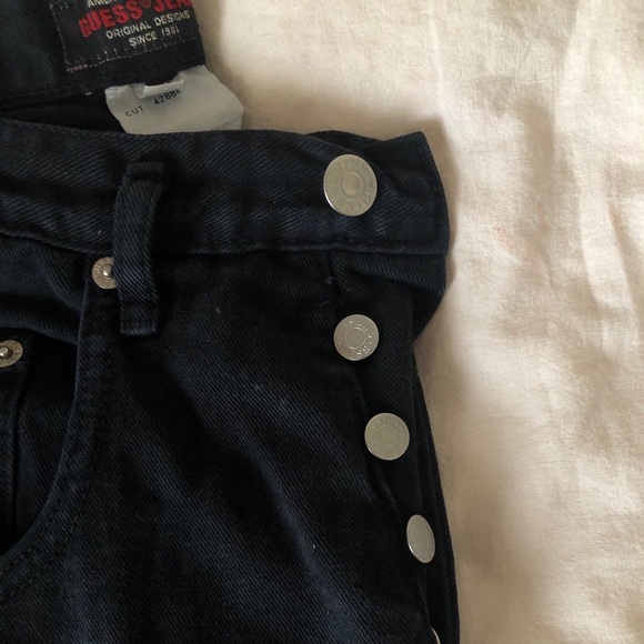 Vintage Black Flare Guess Jeans - Picture 3 of 6